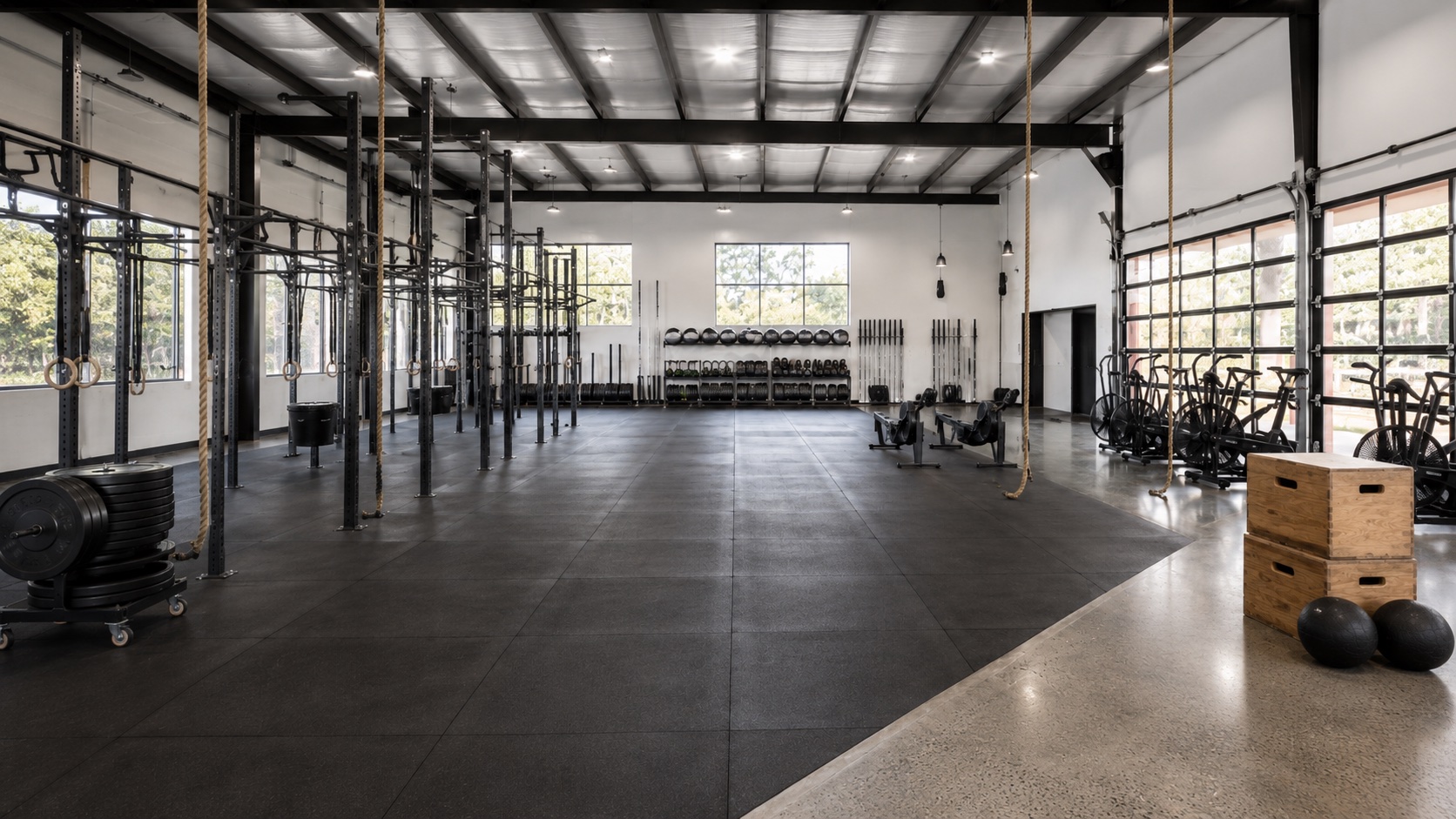 Inside the Kainos Fit training space in Gainesville, Virginia